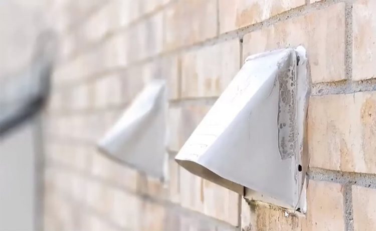 Wall Vent Installation