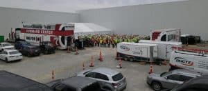 Seattle Ductz Announcement Trucks and parking lot