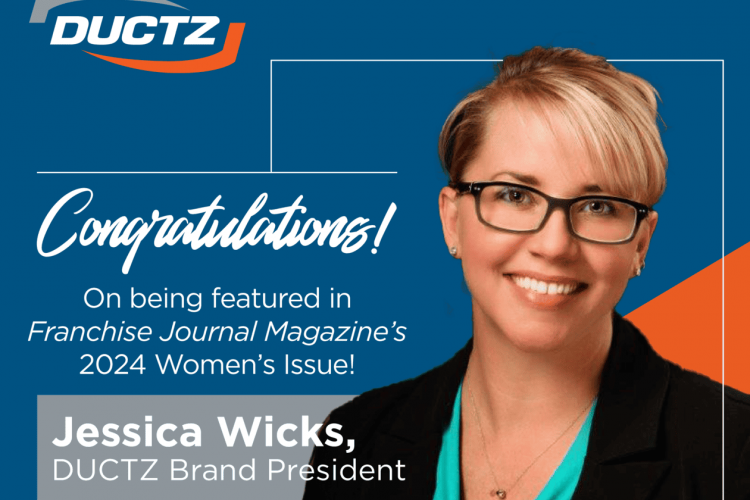 DUCTZ President Jessica Wicks in Franchise Magazine